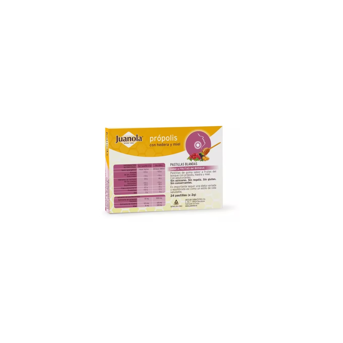 Juanola propolis hiedra pastillas frutas del...