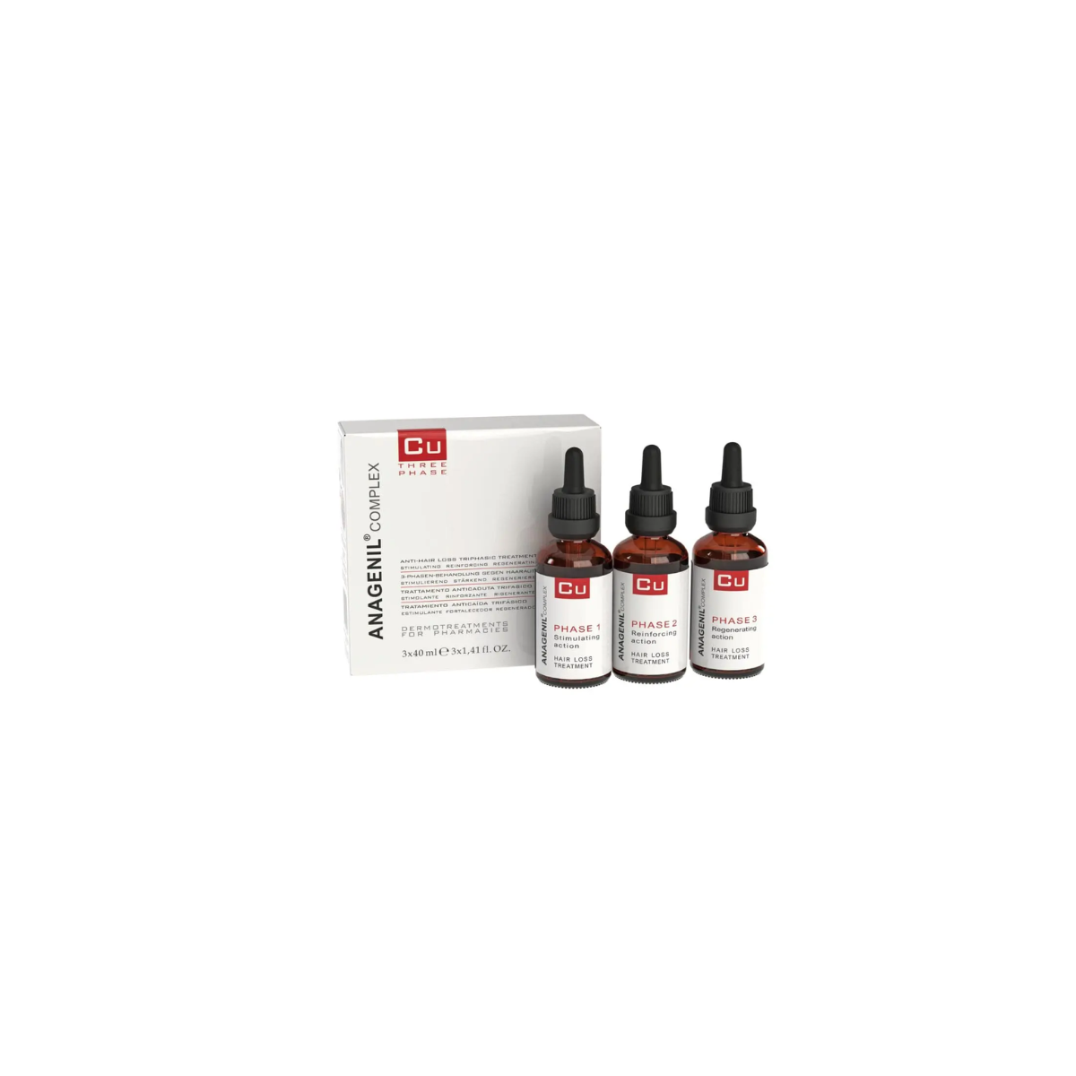Vital plus active anagenil 3 envases 40 ml