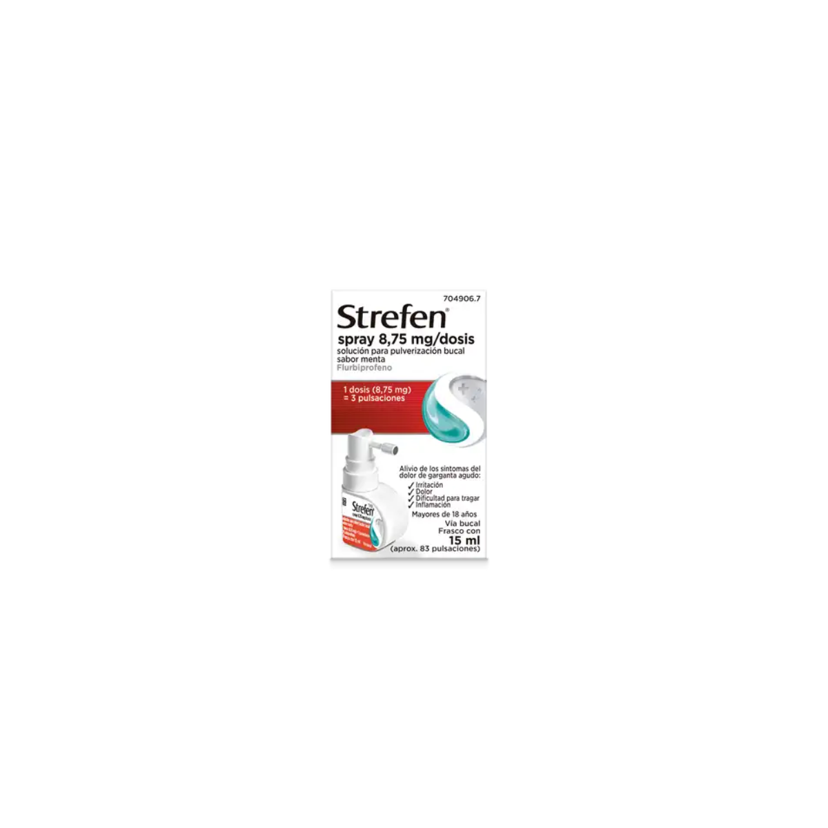Strefen Spray 8,75 Mg/Dosis Solucion Para...