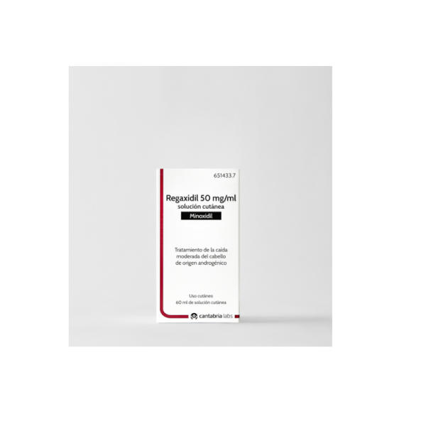 Regaxidil 50 Mg/Ml Solucion Cutanea, 1 Frasco De 60 Ml