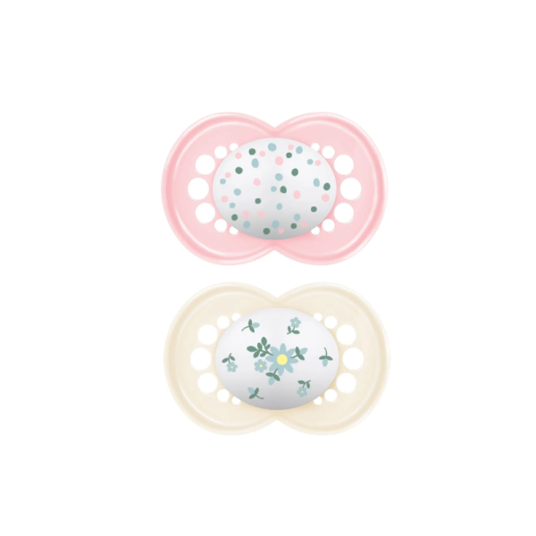Chupete silicona simetrica MAM +16 meses pack doble