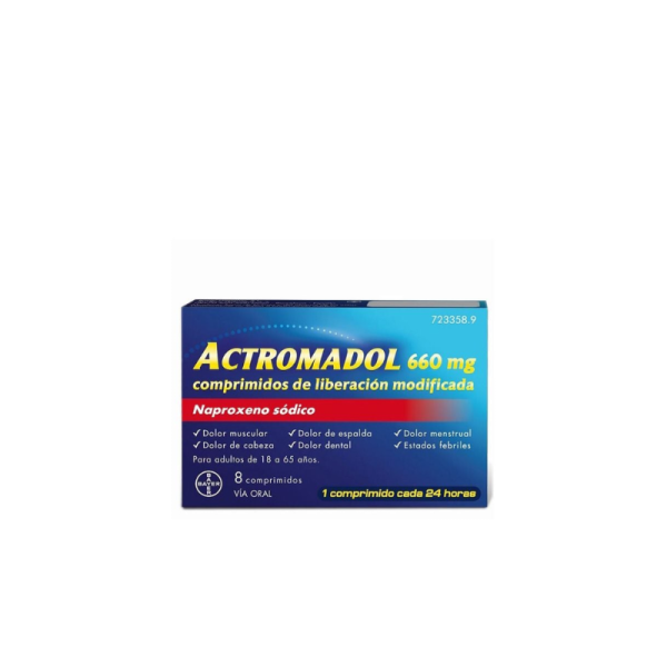 Actromadol 660 Mg Comprimidos De Liberación Modificada
