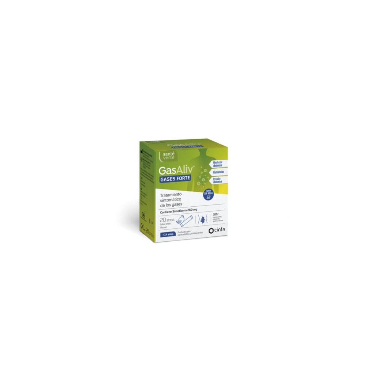 Sante verte gasaliv gases forte 20 stickes
