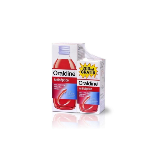 Oraldine Colutorio Antiseptico Pack 400 Ml  200 Ml