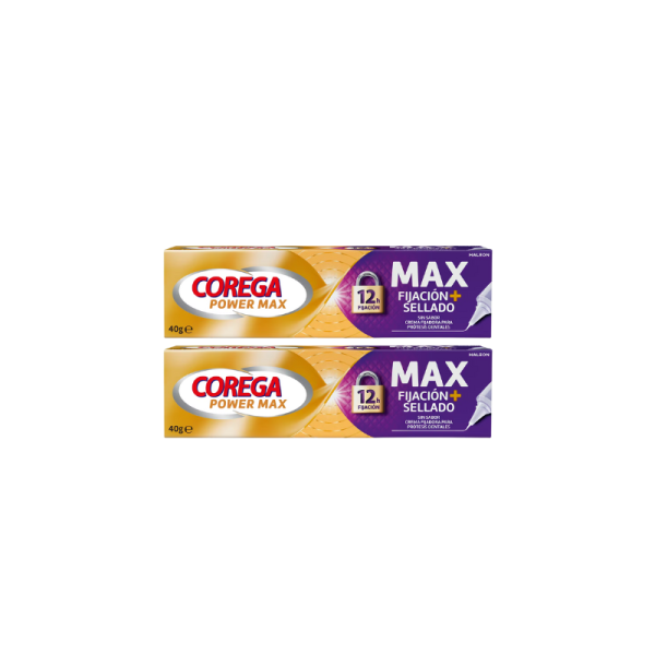 Corega max fijacion + sellado adhesivo protesis dental 2...