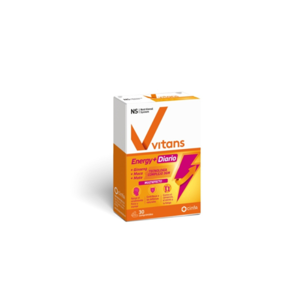 Ns vitans energy diario 30 comprimidos
