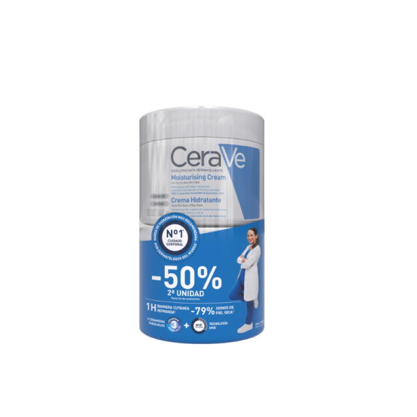 Duplo cerave crema hidratante 2ºund 50 %