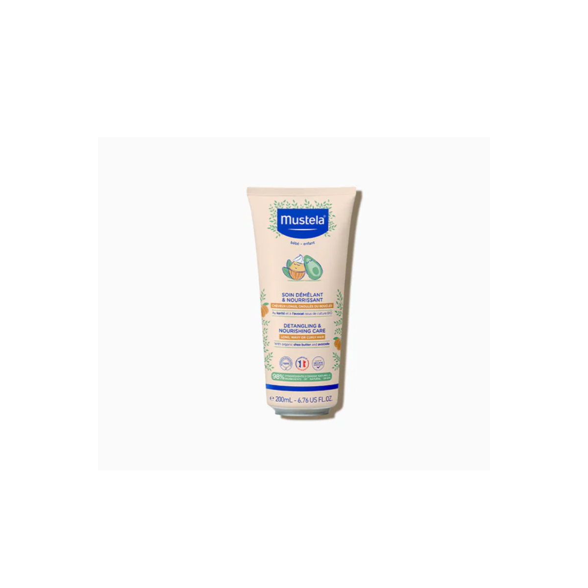 Mustela acondicionador 2 en 1 desenredante y...