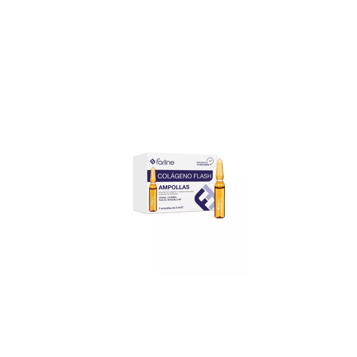 Farline ampollas colageno flash 5 ampollas 2 ml