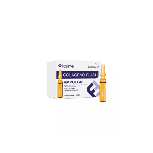 Farline ampollas colageno flash 5 ampollas 2 ml