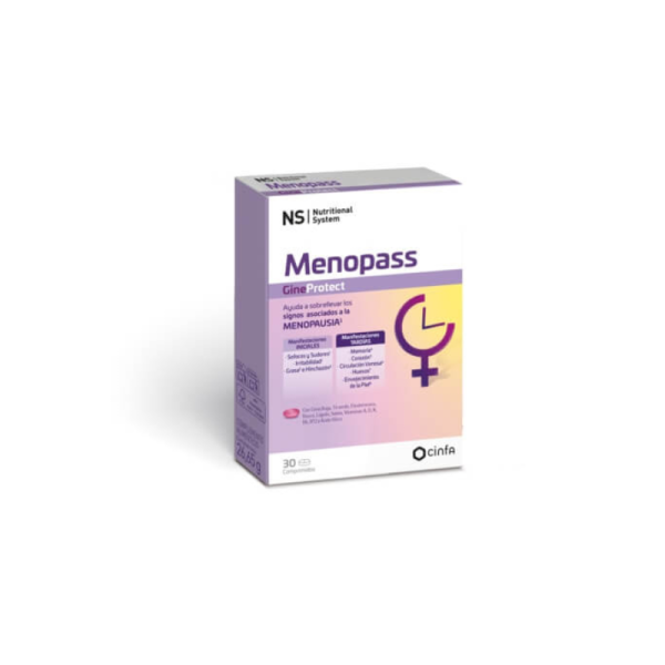 Ns gineprotect menopass 30 comprimidos