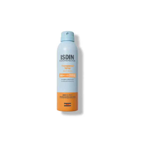 Isdin fotoprotector transparent spray wet skin spf 50 250 ml