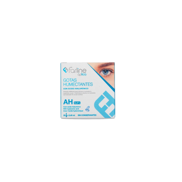 Farline optica gotas humectante AH 0,2% gotas oftalmicas...