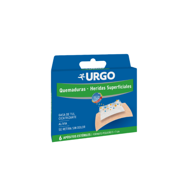 Urgo quemaduras heridas superficiales 6 apositos formato...