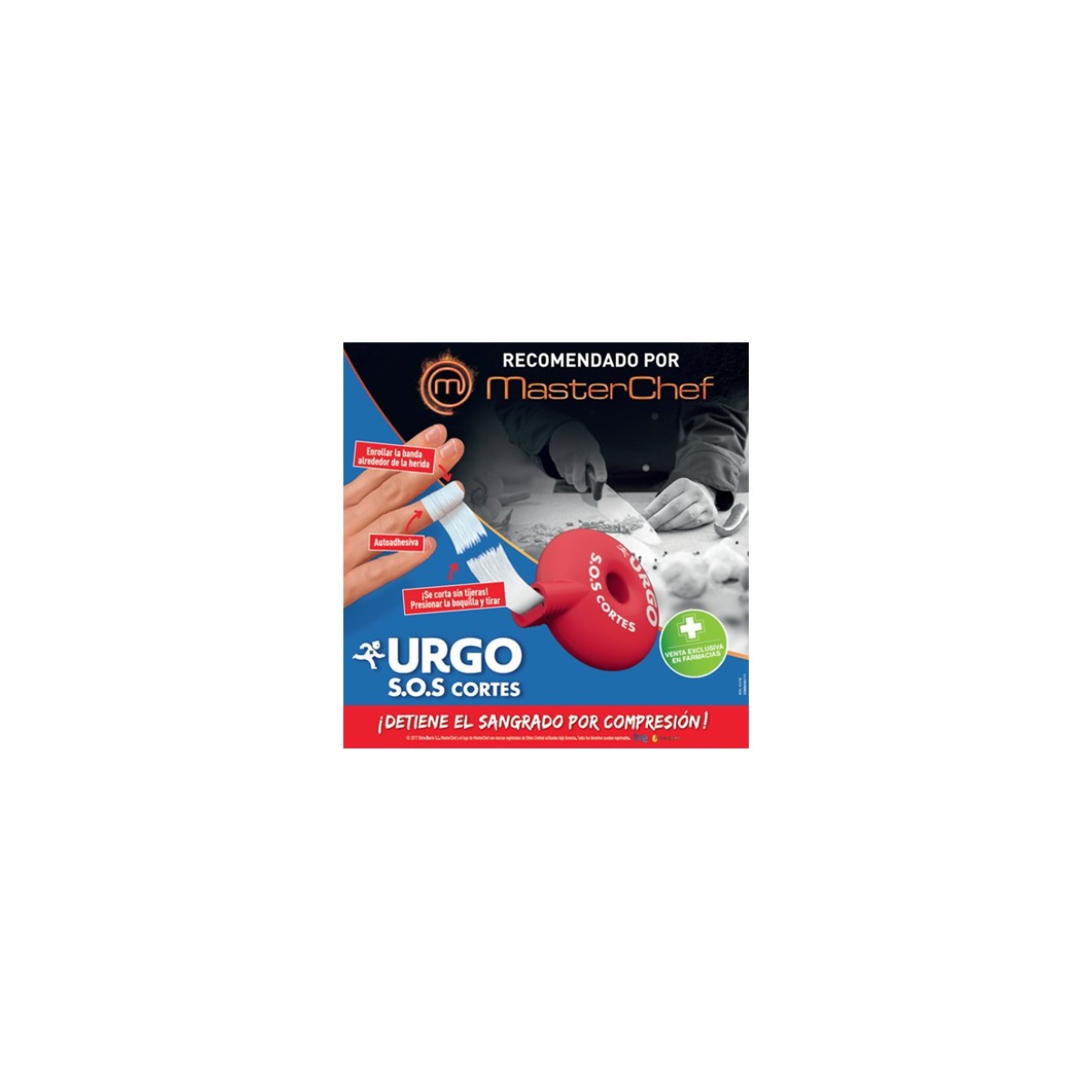 Urgo sos cortes banda recortable