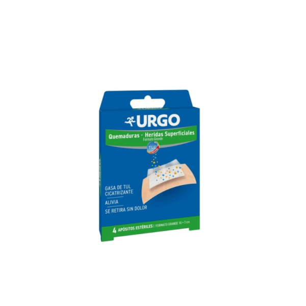 Urgo quemaduras heridas superficiales 4 apositos formato...