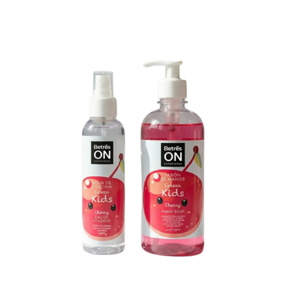 Pack kids betres cereza jabon de manos 500 ml + agua de...