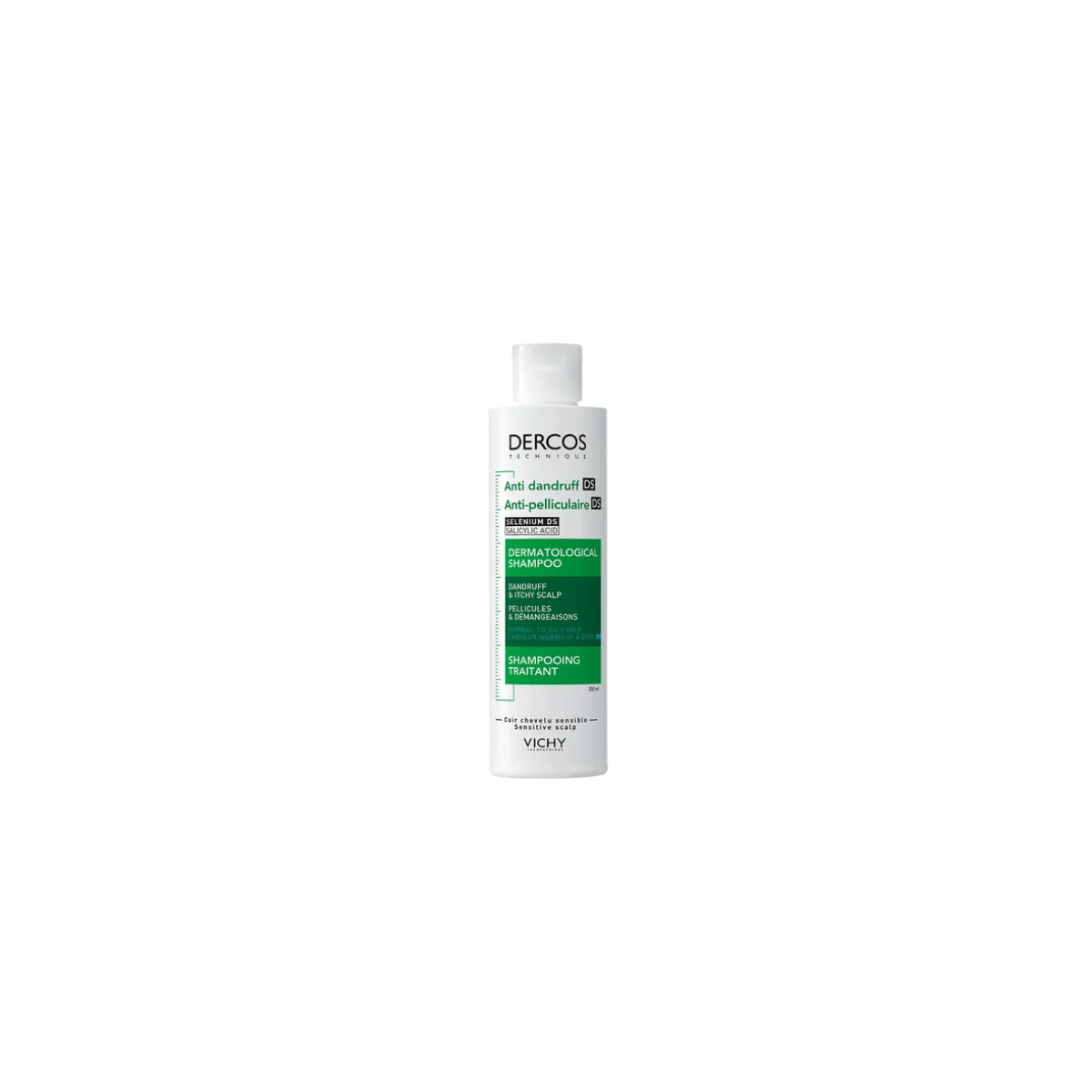 Dercos champu anticaspa-grasa 200 ml