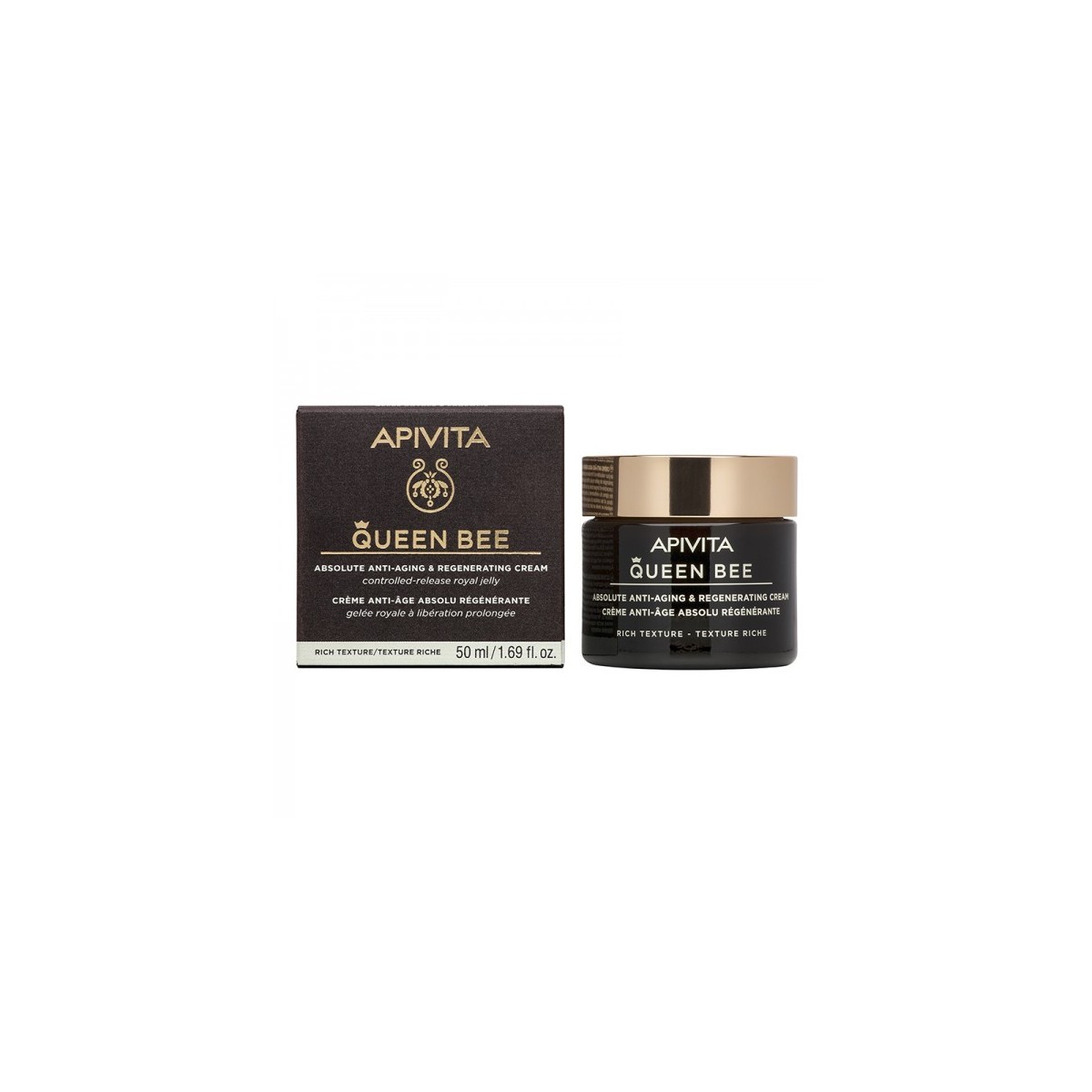 Apivita Queen Bee Crema Textura Rica 50 Ml