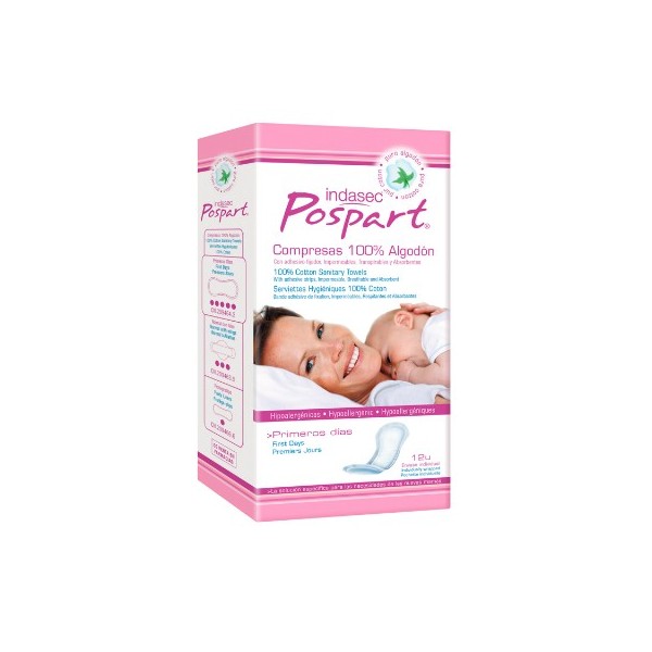 Indasec Pospart Compresas Primeros Dias 12U