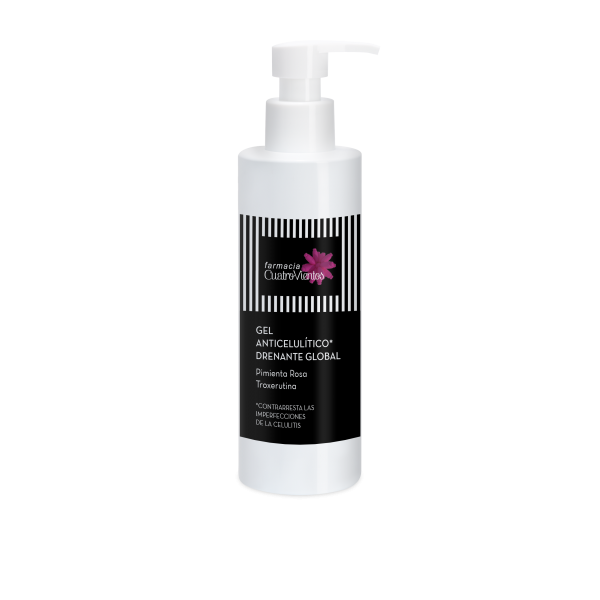 Gel Anticelulitico Drenante Global Cuatrovientos 300Ml