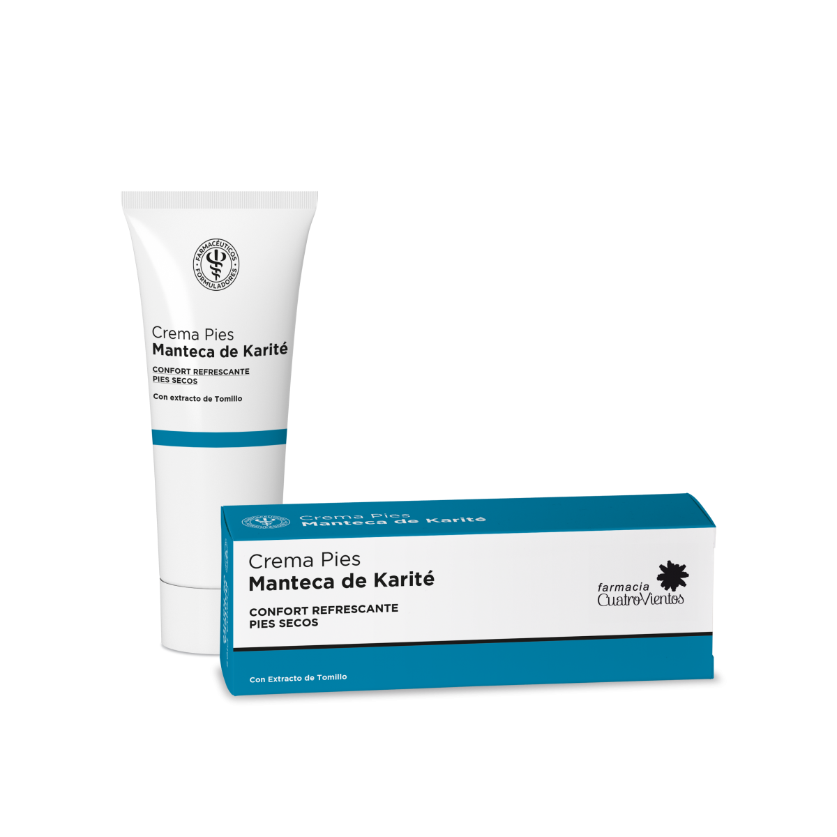Crema Pies Manteca De Karite 100 Ml Cuatro Vientos
