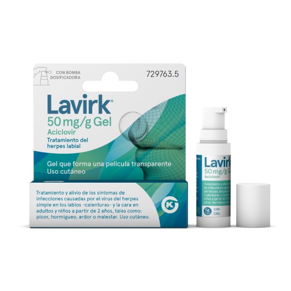 Lavirk 50 Mg/G Gel