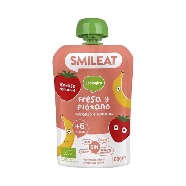 Smileat Pouch Fresa Y Platano +6 Meses